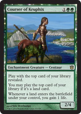 Magic: the Gathering - Courser of Kruphix (119/165) - Born of the Gods - Foil
