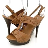 Bumper Kayla02 Heels Tan