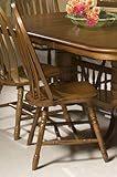 IMAGE OF Detailed Arrow Back Side Chair - Burnished Oak by Intercon - Burnished Rustic Oak (CO-CH-247SH-BRU-SU)
