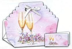 Wedding Bomboneiras - SPANISH - 12ea. Bomboneiras - Ribbons - Thank You Cards