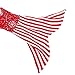 NOPTEG Kids Mermaid Tail Blanket Knitted Living Room Sleeping Bag Birthday Christmas Xmas Gift for for Camping,Sleeping,Reading,Car Trip 59inch x31.5 inch (Reindeer Snowflake,Red)