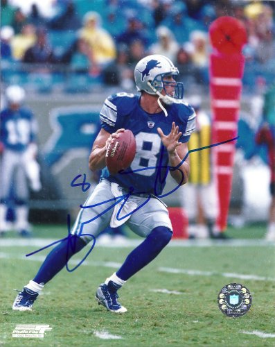 MIKE MCMAHON,DETROIT LIONS,RUGERS,SIGNED,AUTOGRAPHED,8X10 PHOTO,COA, RARE HARD PHOTO TO FIND
