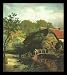 Andreas Achenbach (Westfaelische watermill) Framed Art Poster Print - 11 X 17