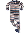 Leveret Footed Striped Pajama Sleeper 6M-3T (New Design, Fall '11)