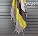 Swan Comfort HomeAccess Turkish Towel Peshtemal Bathrobe, Cotton, Purple