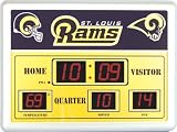 St. Louis Rams Scoreboard Clock Thermometer 14