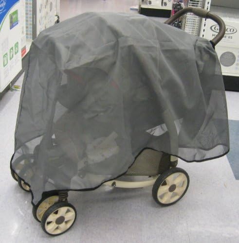 Sasha Kiddie Stroller TS Single Stroller Travel System Sun, Wind and Insect Cover - Stroller-Car Seat Not Included