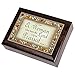 Cottage Garden A Woman Who Fears the Lord is to be Praised Proverbs 31:30 Italian Style Burlwood Finish Decorative Jewel Lid Musical Music Jewelry Box Plays Amazing Grace