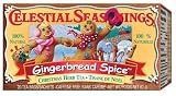 Celestial Seasonings Gingerbread Spice, Christmas Herb Tea, 20 Count, 2.2-Ounce Boxes (Pack of 6)
