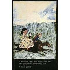 A Postcard from the Mountains with the Mountains Tippexed Out
