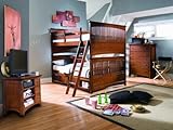 Lea Elite Crossover Bunk Bedroom in Cherry