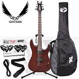 Dean Vendetta XM Satin Natural (VNXM-SN) Electric Guitar Kit with Gig Bag - Includes: Guitar Cable, Planet Waves Strap, Ultra Stand, Planet Waves 12 Pick Shredder Pack & TKL Gig Bag