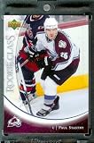 2006 / 07 Upper Deck Hockey Paul Stastny Rookie Class Card #22 - Mint Condition - Shipped In Protective Display Case !