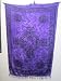 Sarong Pareo Beach Wrap Scarv Skirt Handmade Batik Purpel Celtic Black 100% Premium Quality