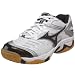 Mizuno Women's Wave Rally Volleyball Shoe,White/Black,7 M US