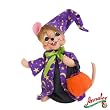 6" Trick or Treat Wizard Mouse by Annalee