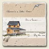 House By the Sea Tumbled Stone Trivet