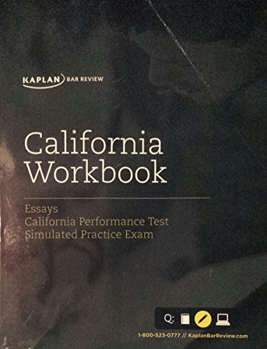 2014 California Workbook: Essays, California Performance Test, Simulated Practice Exam