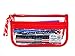 Rough Enough Vintage Clear Transparent Pencil Comestic Pouch Holder Case (Red)