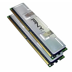 PNY Optima MD4096KD2-800 4GB 2x2GB Dual Channel Kit DDR2 800 MHz CL 5-5-5-15 PC2-6400 Desktop DIMM Memory Module