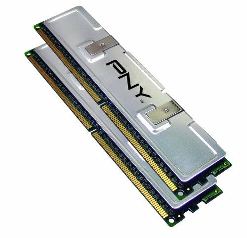 PNY Optima MD4096KD2-800 4GB 2x2GB Dual Channel Kit DDR2 800 MHz CL 5-5-5-15 PC2-6400 Desktop DIMM Memory Module