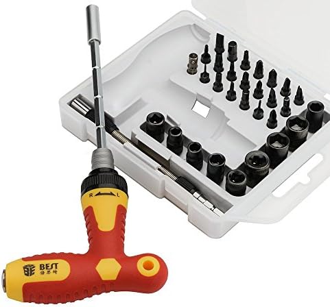 CSBROTHER Multifunctional Standard Fluted Repair Tools,Precision Screwdriver Set for Phones, Cameras, Watches, Small and Large Appliances