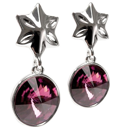 schmuck-art Ohrstecker StarBrilliance silver/amethyst 26907 Preisvergleich