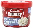 Campbell's Chunky New England Clam Chowder, 15.25-Ounce Microwavable Containers (Pack of 8)