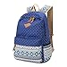 abshoo Canvas Dot Backpack Cute Lightweight Teen Girls Backpacks School Shoulder Bags (Khaki)