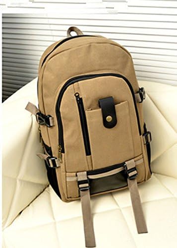 MiCoolker Canvas Hiking Backpack for Men Travel Backpack for College