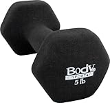 Body Sport Neoprene Dumbbell, 5-Pound