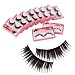 10 Pairs Black Thick False Eyelashes Eye Lash with Glue Hr-30