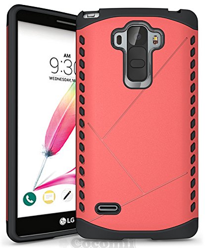 LG G4 Stylus Case, Cocomii® [HEAVY DUTY] Shield Case **NEW** [ULTRA VULCAN ARMOR] Premium Shockproof Cushion Bumper Case [MILITARY DEFENDER] Full-body Rugged Dual Layer Hybrid Cover (Red) ★★★★★