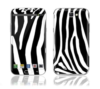 Zebra Print Decorative Vinyl Skin Decal Sticker for Samsung Galaxy Note II GT-N7100 Cell Phone