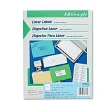 (Price/BX)Laser Labels, Full Sheet, 8-1/2x11, White, 100/BX