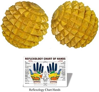 Handmade Wooden Handheld Foot Roller and Hand Acupressure Massager Reflexology Tools Pain &amp; Stress Relief. Perfect THANKSGIVING gift for whom you care.