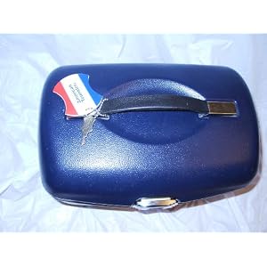 American Tourister Navy Blue Train Case