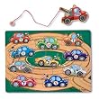 Melissa & Doug Deluxe 10-Piece Magnetic Towing Game