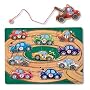 Melissa & Doug Deluxe 10-Piece Magnetic Towing Game