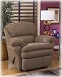 Duraplush Mocha Glider Recliner By Ashley Furniture