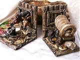 Heavy Set of Western Bookends