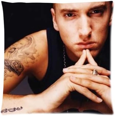 Hip Hop Singer Eminem 18 X 18 Inches Printed Cushion Throw Pillow Cover Case By Funny Gift