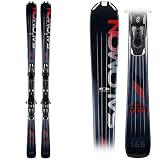 Salomon Enduro LX 730 Skis Black Red w L10 Bindings B80 165cm