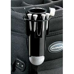Golf Caddy Ball und Teehalter f�r die Golftasche und 100 Tees wei�