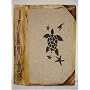 All Natural 60 Photo Handmade Photo Album - Turtle Design