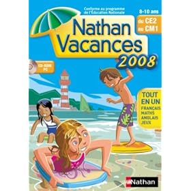 Nathan Vacances 2008 du CE2�au CM1