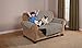 Deluxe Reversible Loveseat Slipcover Furniture Protector, Seat Sofa, Chair, Couch Quilted, Anti-Slip 2 Inch Strap, Machine Washable, Slip Cover Throw for Pets, Dogs, Cats, Kids - Black/Grey