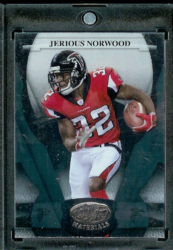 2008 Leaf Certified Materials Football Card - Jerious Norwood / Atlanta Falcons / NFL Trading Card in Protective Display Case!