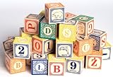 from iAuctionShop 32 embossed wood Polish language alphabet blocks