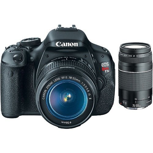 Canon 5169B003L2-KIT Eos Rebel T3i Ef-s 18-55mm With Added Lens 75-300mm [6473a003]
